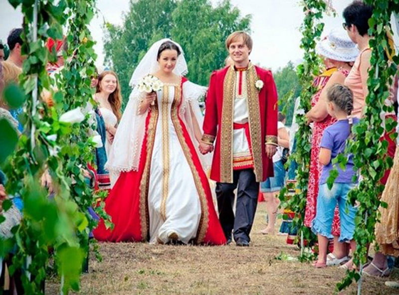 свадьба в русских традициях